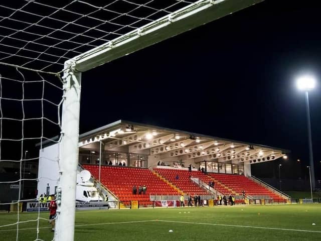 Sports minister Gordon Lyons has been asked to include Derry City FC’s £2m investment in a new North Terrace at the Brandywell as part of match-funding expected to be provided by successful applicants to the £36.2 million sub-regional stadia funding programme