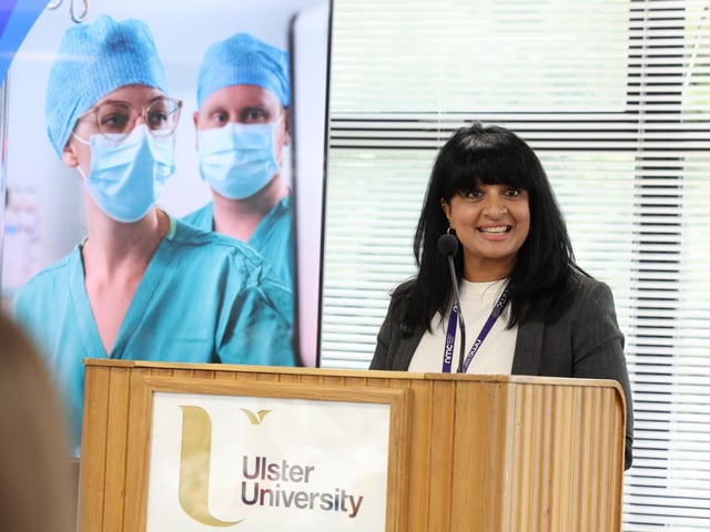 Shahneela Grygiel, Assistant Director of Registration and Revalidation at the Nursing and Midwifery Council at the Official Launch of the New Nursing Competence Test Centre located at Foyle House in Derry.