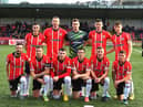 The Derry City team that played in the first half of the friendly game against Finn Harps. Photo: George Sweeney. DER2305GS – 38