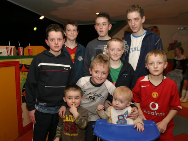 Dillon's birthday surrounded by family.