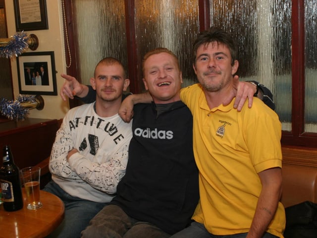 Parties and nights out in Derry and Donegal in December 2003.