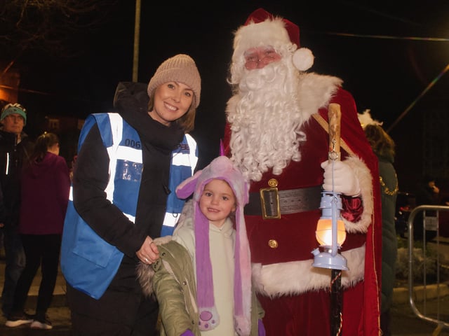 Santa doing the rounds.