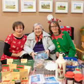 The Buncrana Community Hospital and Daycare stand.