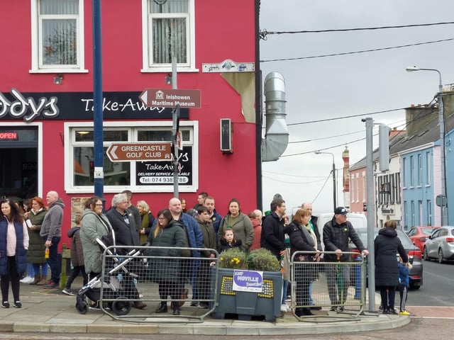 St Patrick's Day in Moville March 17, 2023.