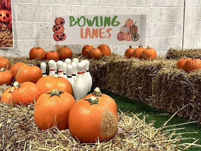The bowling lanes.