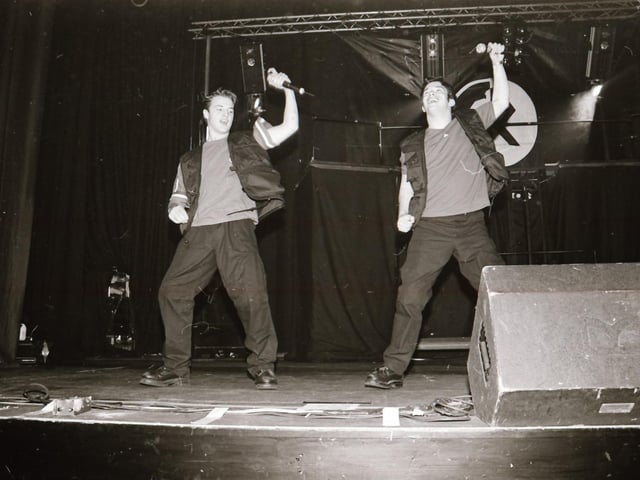 Boyzone performed at the Rialto Derry in July 1995.