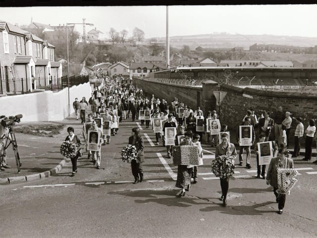 Easter commemoration in Derry.