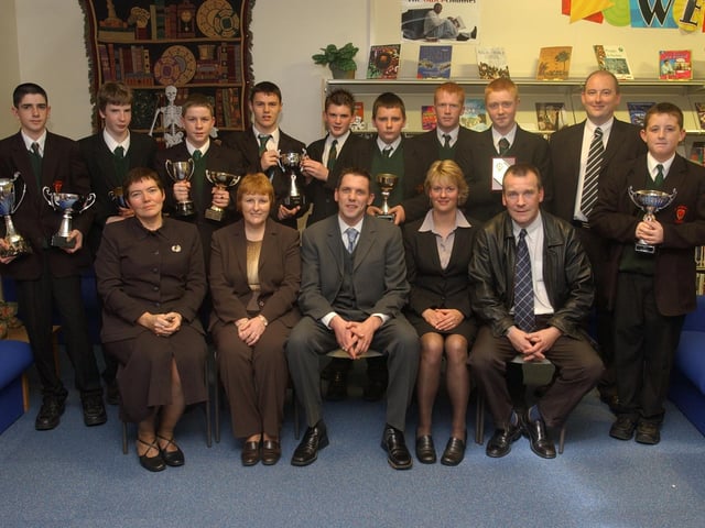 Derry and Donegal secondary school pupils in October 2003