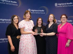 Funding boost and awards: Spraoi agus Spórt were thrilled to be the inaugural winner of the Highland Radio Customer Service Award for Best Community Centre.  Photo Clive Wasson