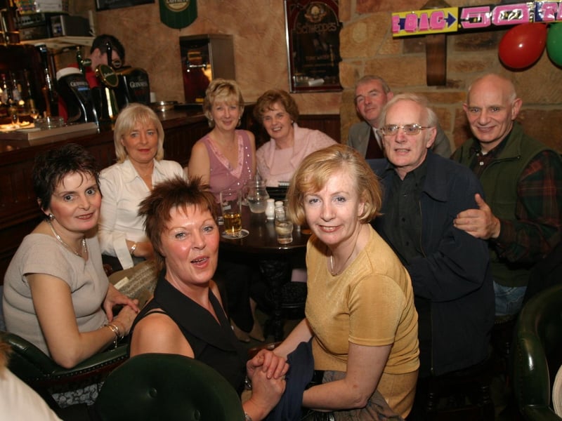 Parties and celebrations back in 2004: Nuala O'Kane.