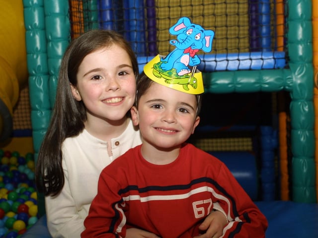 Emma Doherty and her brother Barry pose for a photo