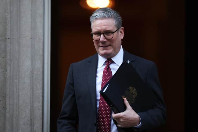 British Prime Minister Keir Starmer leaves Downing St to address the House of Commons on March 3, 2025 in London, England.  (Photo by Dan Kitwood/Getty Images)