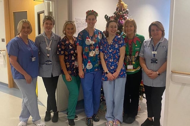 Hardworking Western Trust staff who worked over Christmas.