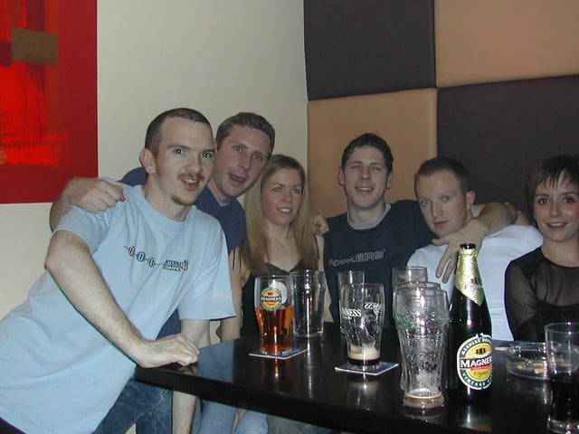 A night at The Metro, January 2003.