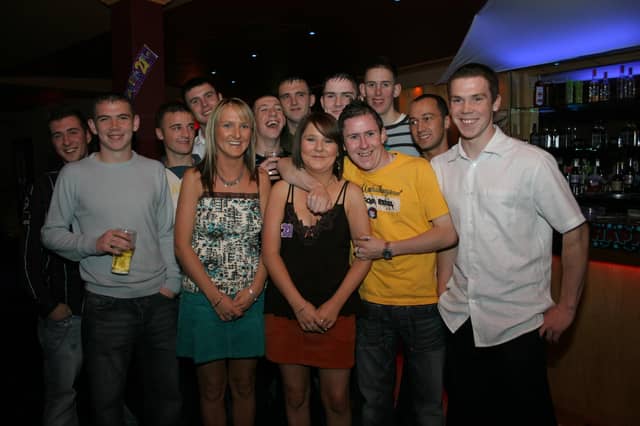 Aisling and Deidre out celebrating their 21st birthday together.