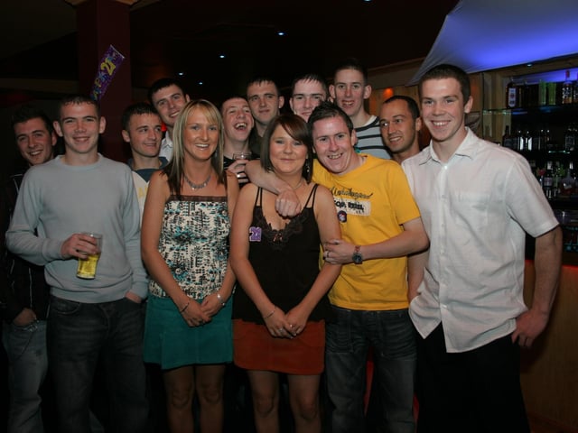 Aisling and Deidre out celebrating their 21st birthday together.