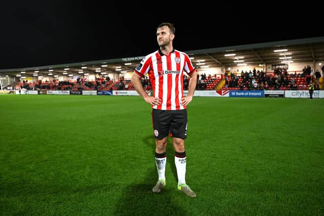 Jamie Stott wants to finish on a high at Brandywell. Photo by Stephen McCarthy/Sportsfile