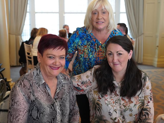 Féile’s ‘Lunch with a Laugh’ at the Bishop’s Gate Hotel was a huge success with Belfast comic Paddy ‘The Dagger’ McDonnell, leaving everyone in stitches.