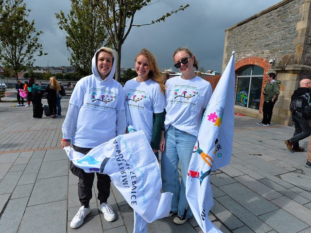 Revellers at the 2024 Foyle Pride Parade. Photo: George Sweeney
