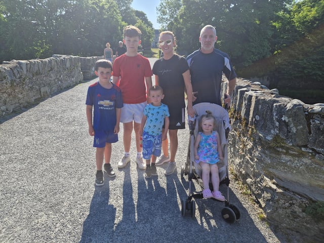 The Kelly family from Newtowncunningham.