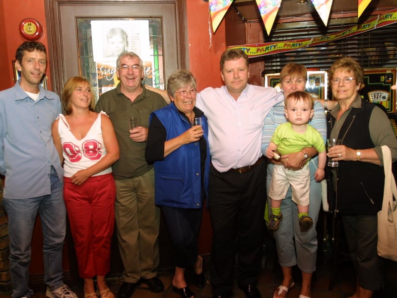 Pictures of Derry people partying in June and July 2003