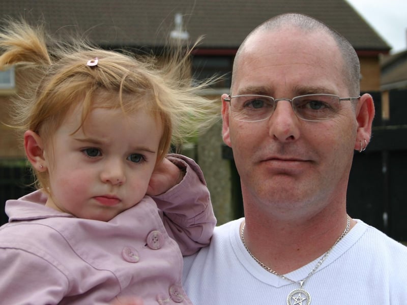 Granda John pictured at the party with birthday girl Caitlin. 8421/dd : .