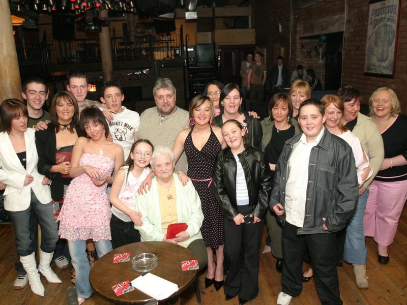 Derry people enjoying parties in 2004