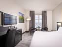 The lovely interior of one of the seafront double rooms at the Redcastle Oceanfront Golf and Spa Hotel