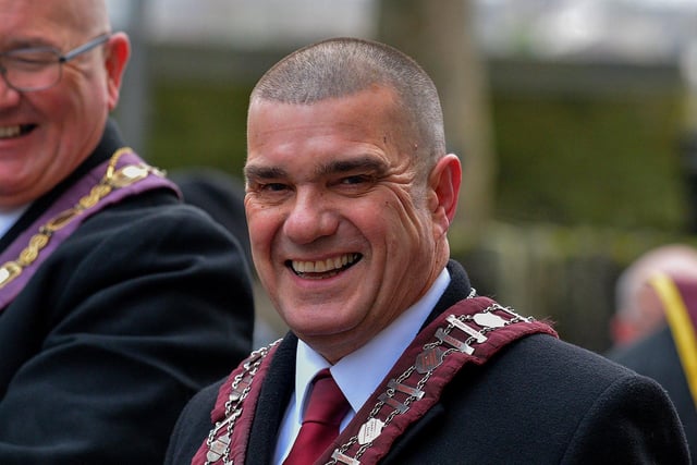 Graeme Stenhouse, Governor ABOD, pictured at the Apprentice Boys of Derry’s Shutting of the Gates parade held in the city on Saturday last. Photo: George Sweeney