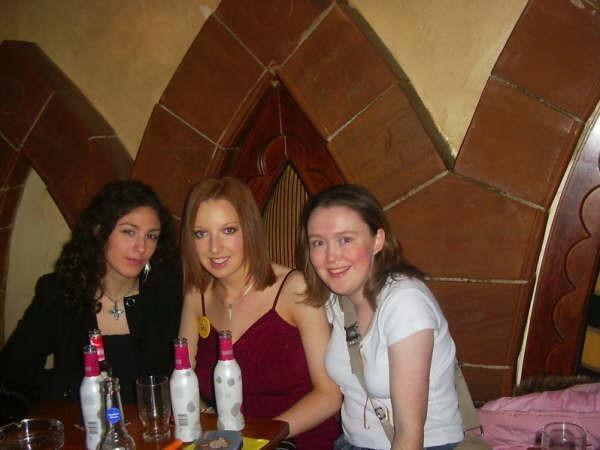 Revellers on a night out in Cafe Roc and Earth in December, 2005.
