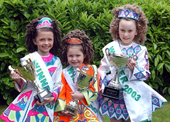 These Irish Dancing champions were featured in the 'Journal' in 2003 marking their achievements.