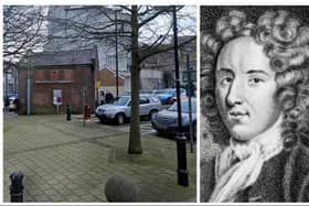 George Farquhar attended the Diocesan Free School, Society Street.
