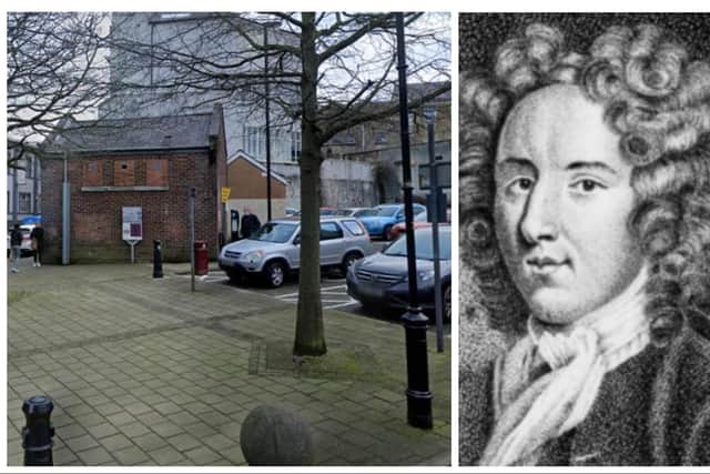 George Farquhar attended the Diocesan Free School, Society Street.