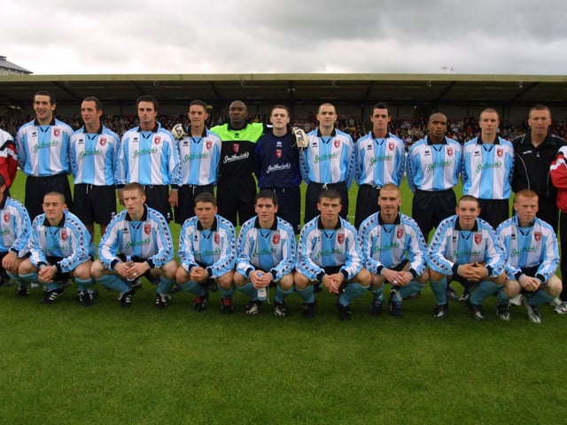 The Derry City squad which took on Real Madrid