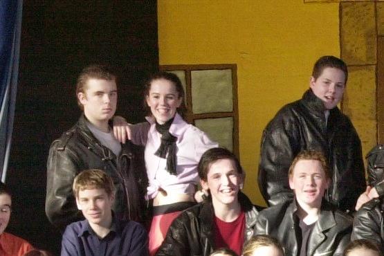 The cast of Grease from Scoil Mhuire, Buncrana, which runs from the 12th to the 14th of February. (0402PG23)