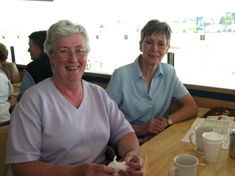 A night out at the Lifford dog track in July 2004.