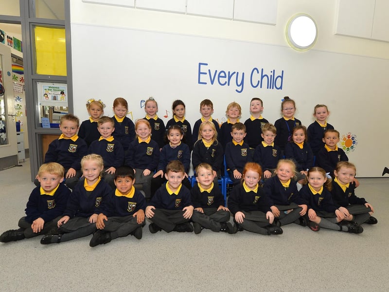 Mrs Baggley’s P1 class at Ebrington Primary School.