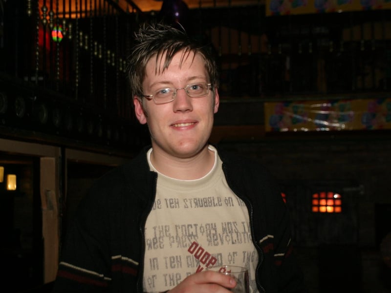 Parties and nights out in July 2004. Shay Williams