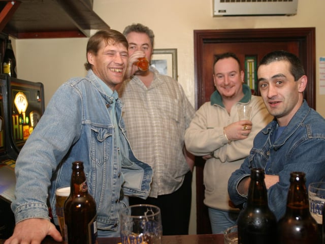 Parties and nights out in Derry and Donegal in December 2003.