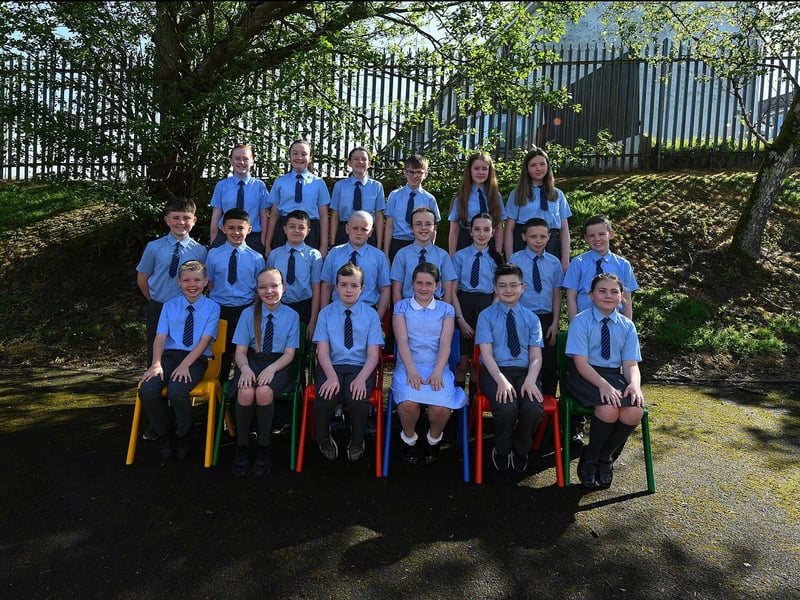 Mrs Meehan’s P7 class at St Anne’s Primary School.