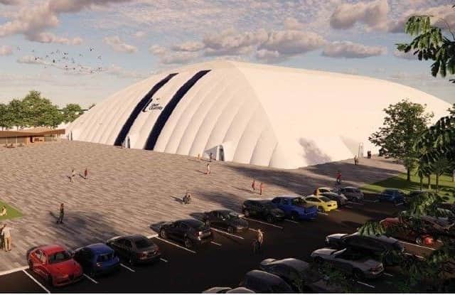 The air dome project was scrapped in August this year.
