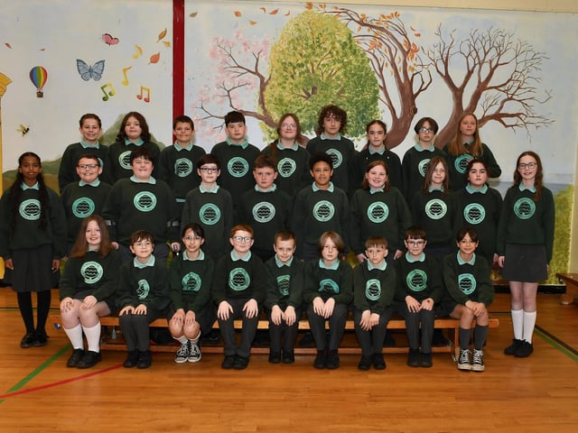 Mrs Lally’s P7 class at Oakgrove Primary School.