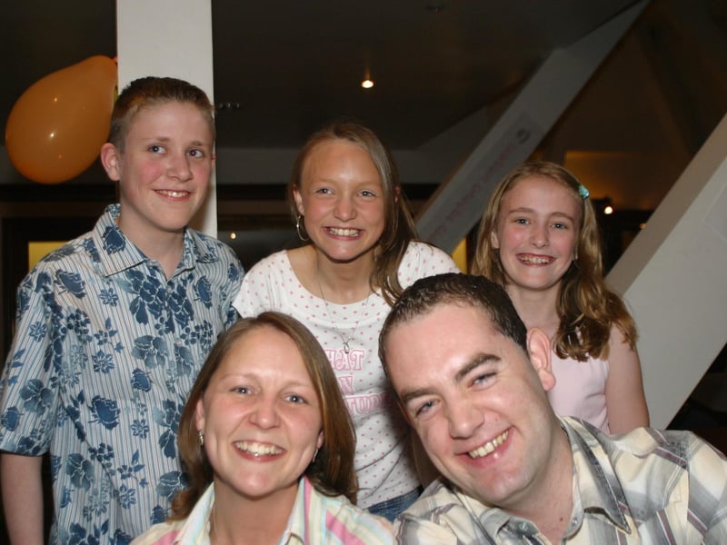 Lorraine Hamilton's 40th birthday back in 2004.