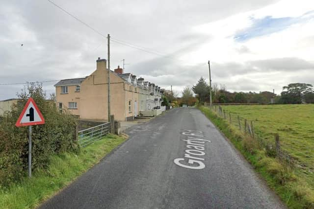 Mark H. Durkan has said there is a particular danger at this small terrace of cottages on the Groarty Road.