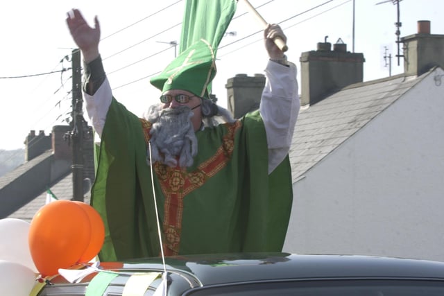 St Patrick enjoys the festivities