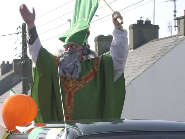 St Patrick enjoys the festivities