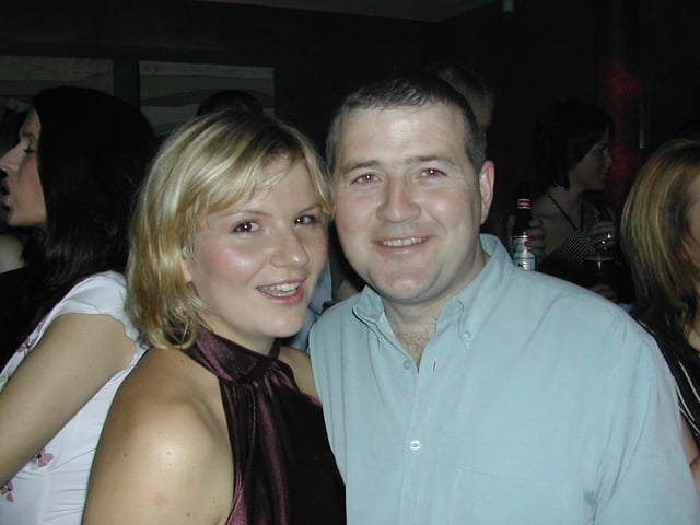 Derry people partying in Da Vinci's in November 2003