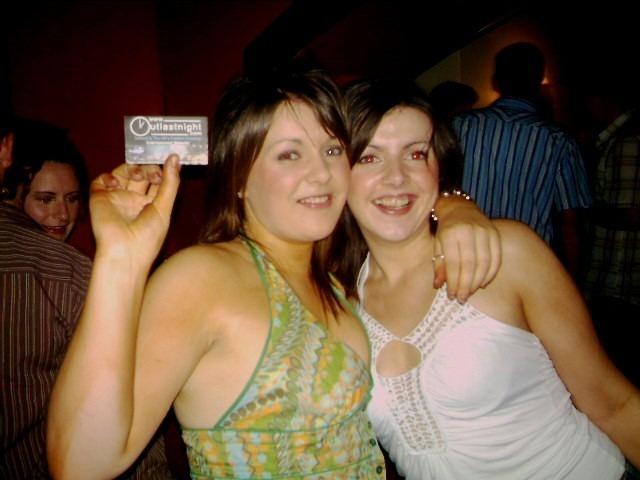 Derry people partying in pubs in the city in August 2005.
