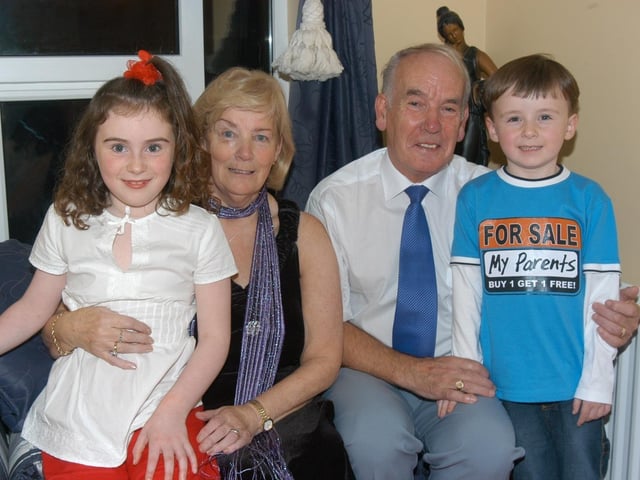Maureen with family.
