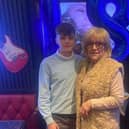Josh Cooke, pictured with his great-granny, Jean Nutt.